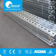 Acier c canal unistrut perfiles fabricants